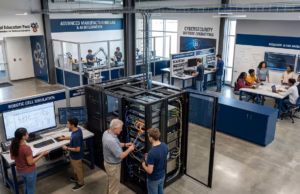 NSF Opens $100 Million AI Infrastructure Hub Competition — and Community Colleges Are Eligible Community college students working with advanced AI computing infrastructure as NSF launches regional AI infrastructure hubs.