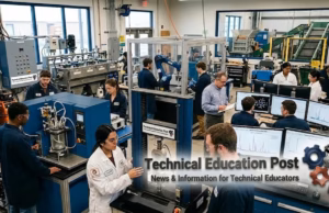 $100 Million Critical Minerals Plan Pulls CTE Into the U.S. Supply Chain Technical Education Post featuring students and instructors in a modern technical education and advanced manufacturing lab